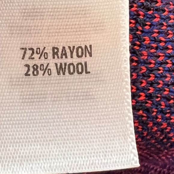 St. John Black Label Knit A-Line Chevron Dress V-Neck Wool Blend 8 - Picture 11 of 13